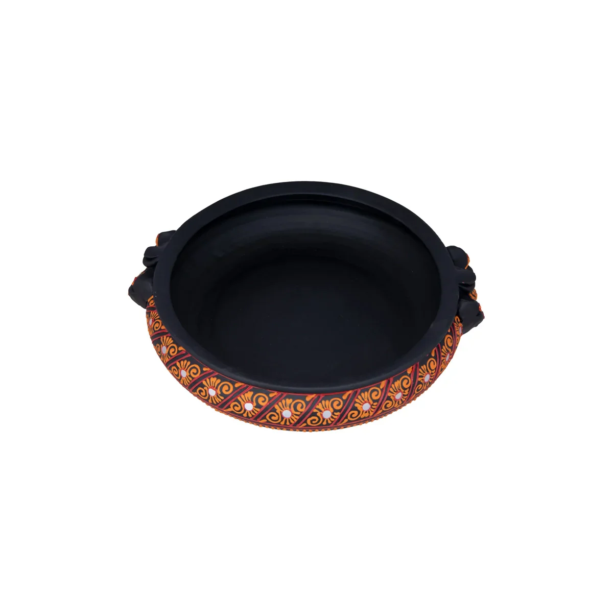 Uruli - 3.5 x 10 Inches | Terracotta Clay Urli/ Decorated Flower Pot for Home - Image 2