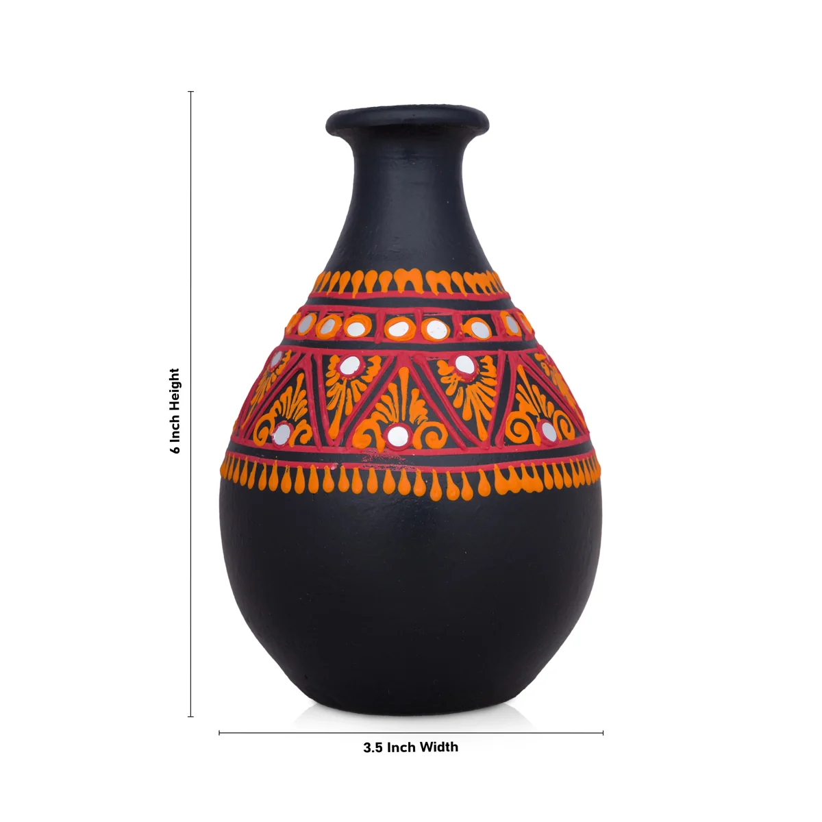 Uruli - 6 x 3.5 Inches | Terracotta Clay Urli/ Flower Pot for Home Decor - Image 4