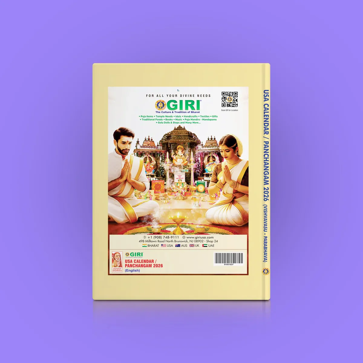 USA Calender Panchangam -2026 | Drik Ganita - Vishvavasu - Parabhava Year Panchang / Astrology Book - Image 2