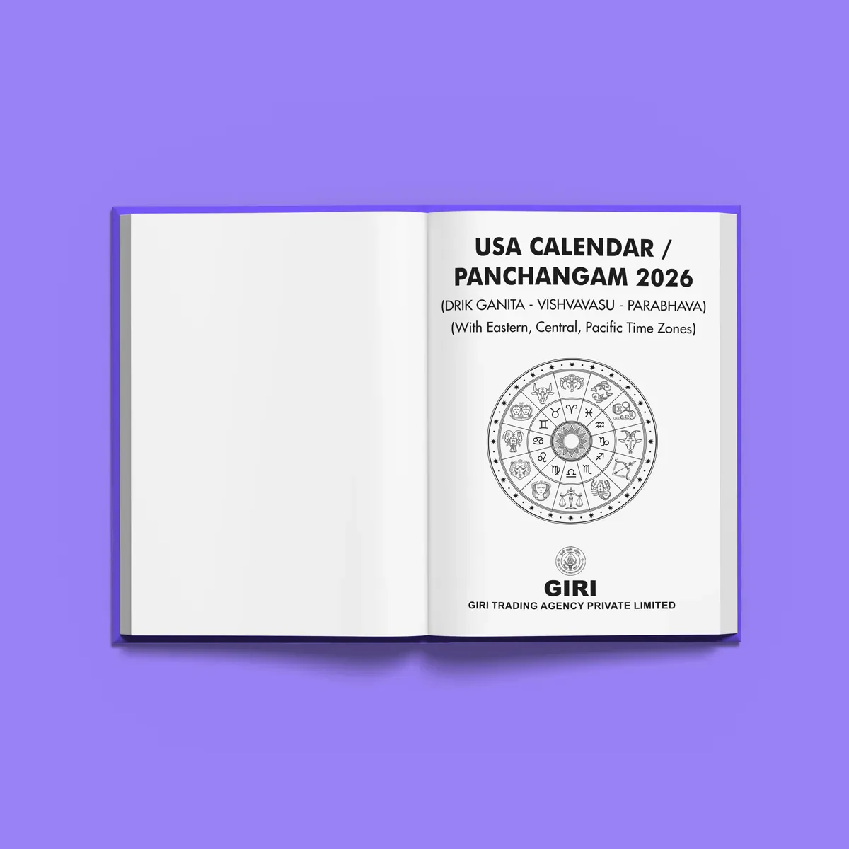USA Calender Panchangam -2026 | Drik Ganita - Vishvavasu - Parabhava Year Panchang / Astrology Book - Image 3