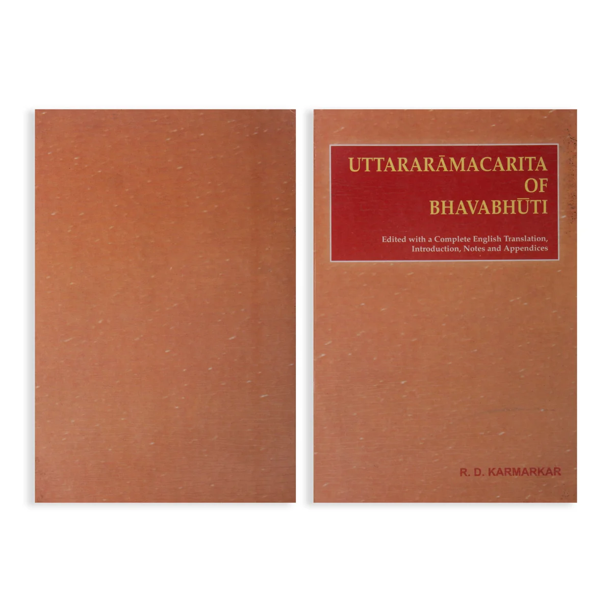 Uttararamacarita Of Bhavabhuti - Sanskrit - English | by R. D. Karmarkar/ Hindu Puran Book - Image 2