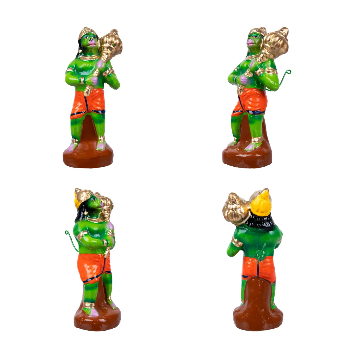 Vaali Motcham Clay Golu Bommai Set - 13 x 12 Inches | Giri Golu Doll/ Navaratri Golu Bomma/Gombe/Bommai - Image 4