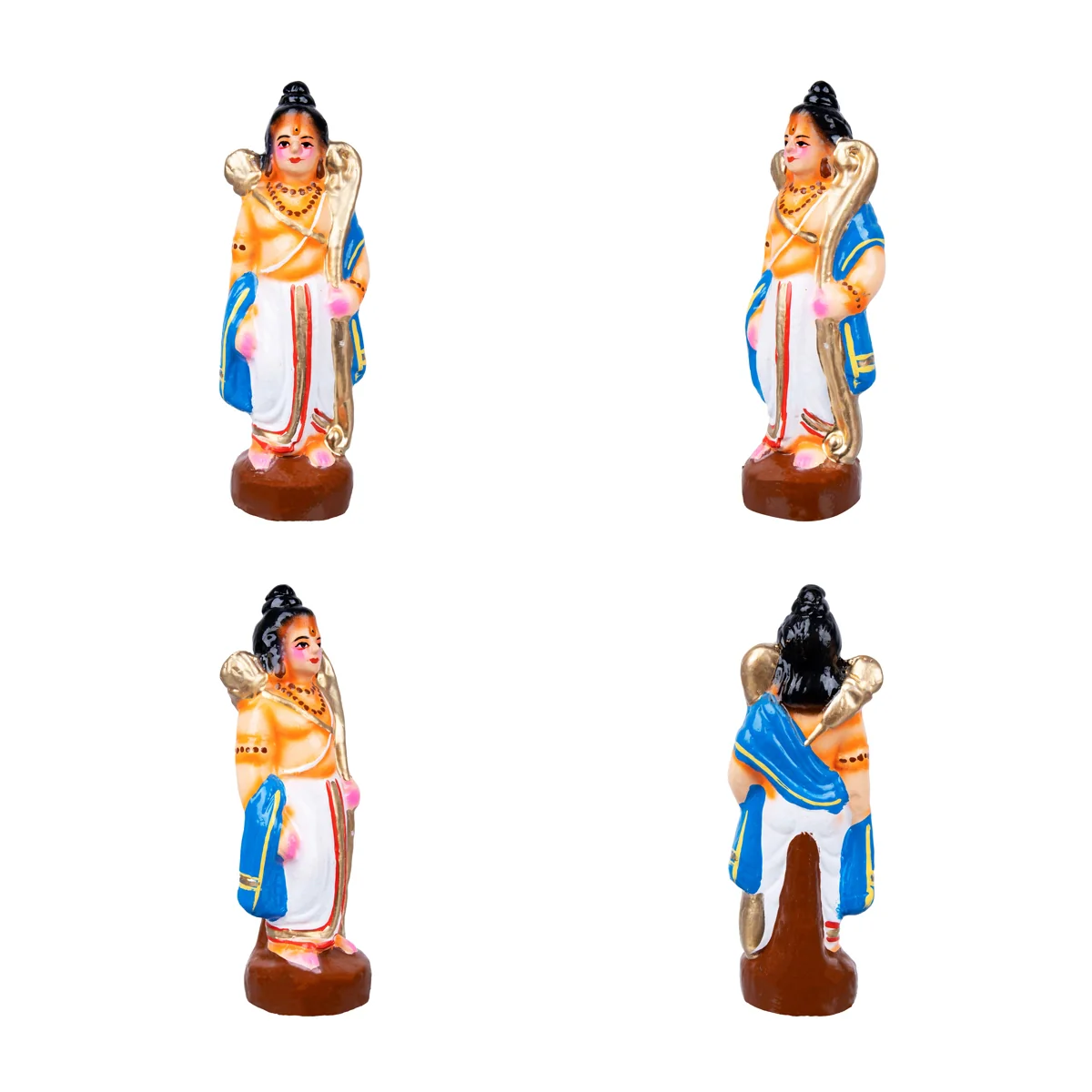 Vaali Motcham Clay Golu Bommai Set - 13 x 12 Inches | Giri Golu Doll/ Navaratri Golu Bomma/Gombe/Bommai - Image 6