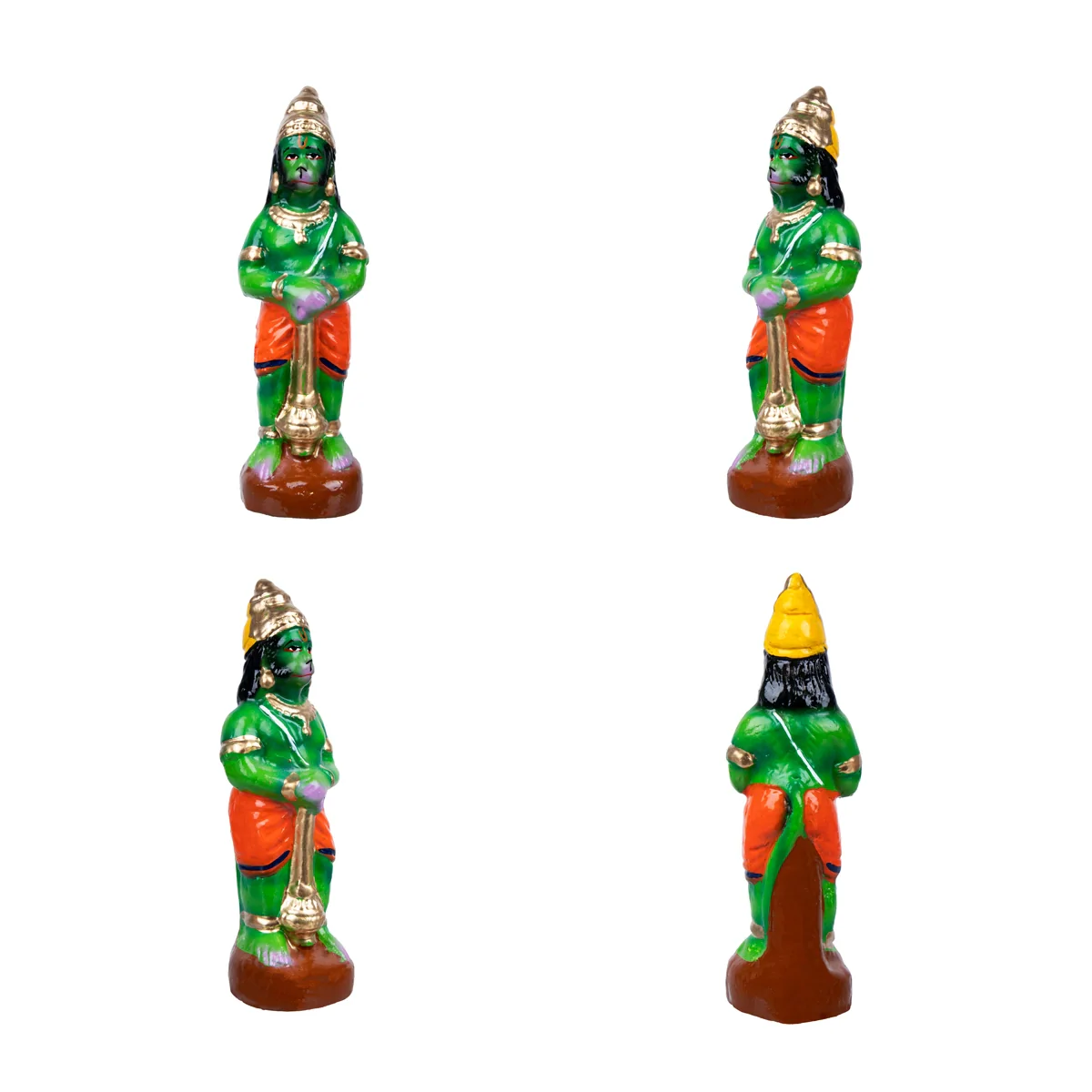 Vaali Motcham Clay Golu Bommai Set - 13 x 12 Inches | Giri Golu Doll/ Navaratri Golu Bomma/Gombe/Bommai - Image 8