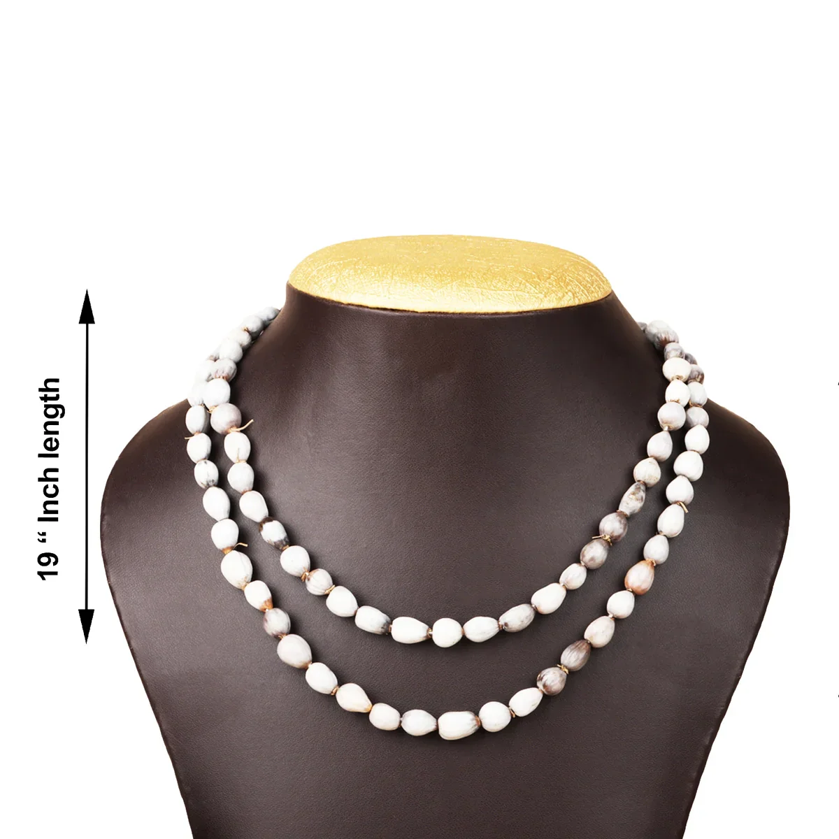 Vaijayanti Mala - 19 Inches | Bejati Mala/ Jewellery for Men & Women - Image 2