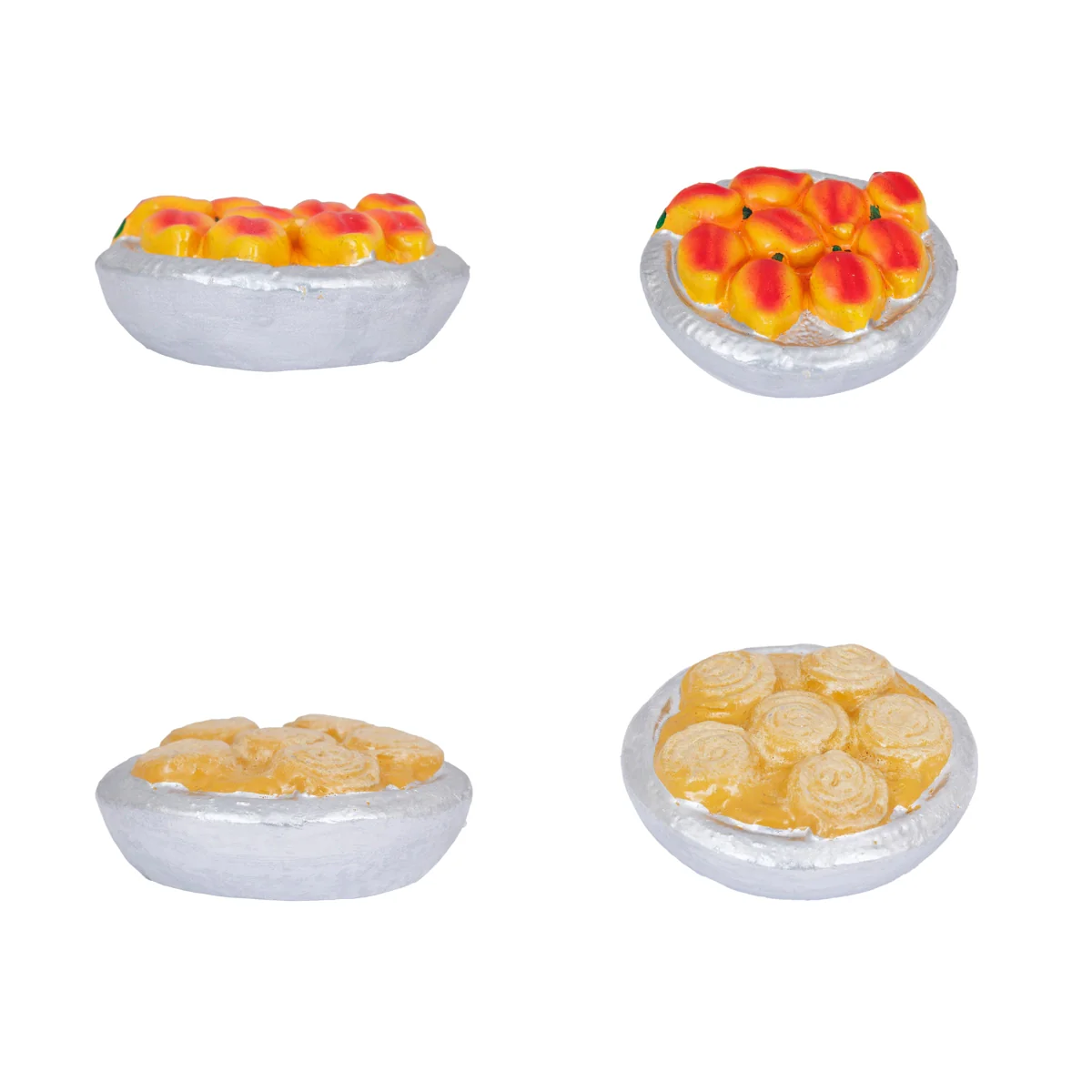 Valaikappu Clay Golu Bommai Set - 8 X 3.75 Inches | Giri Golu Doll/ Seemantham Navaratri Gombe/ Navratri Decor - Image 11