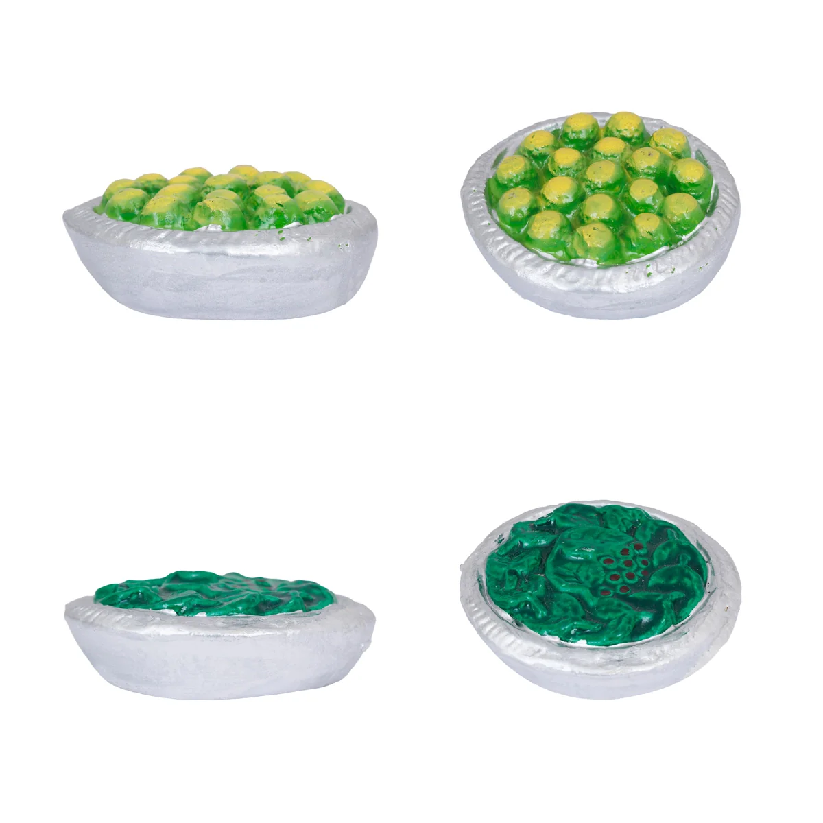 Valaikappu Clay Golu Bommai Set - 8 X 3.75 Inches | Giri Golu Doll/ Seemantham Navaratri Gombe/ Navratri Decor - Image 5