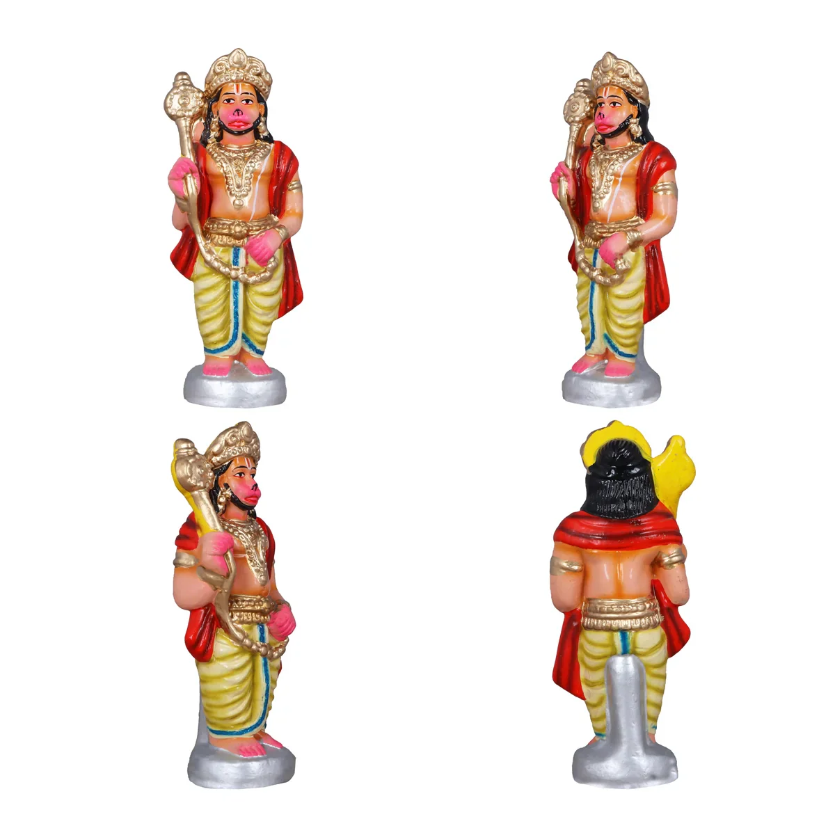 Vali Pattabhishekam Clay Golu Bommai Set - 12 Inches | Giri Golu Doll/ Navaratri Golu Bomma/Gombe/Bommai - Image 2