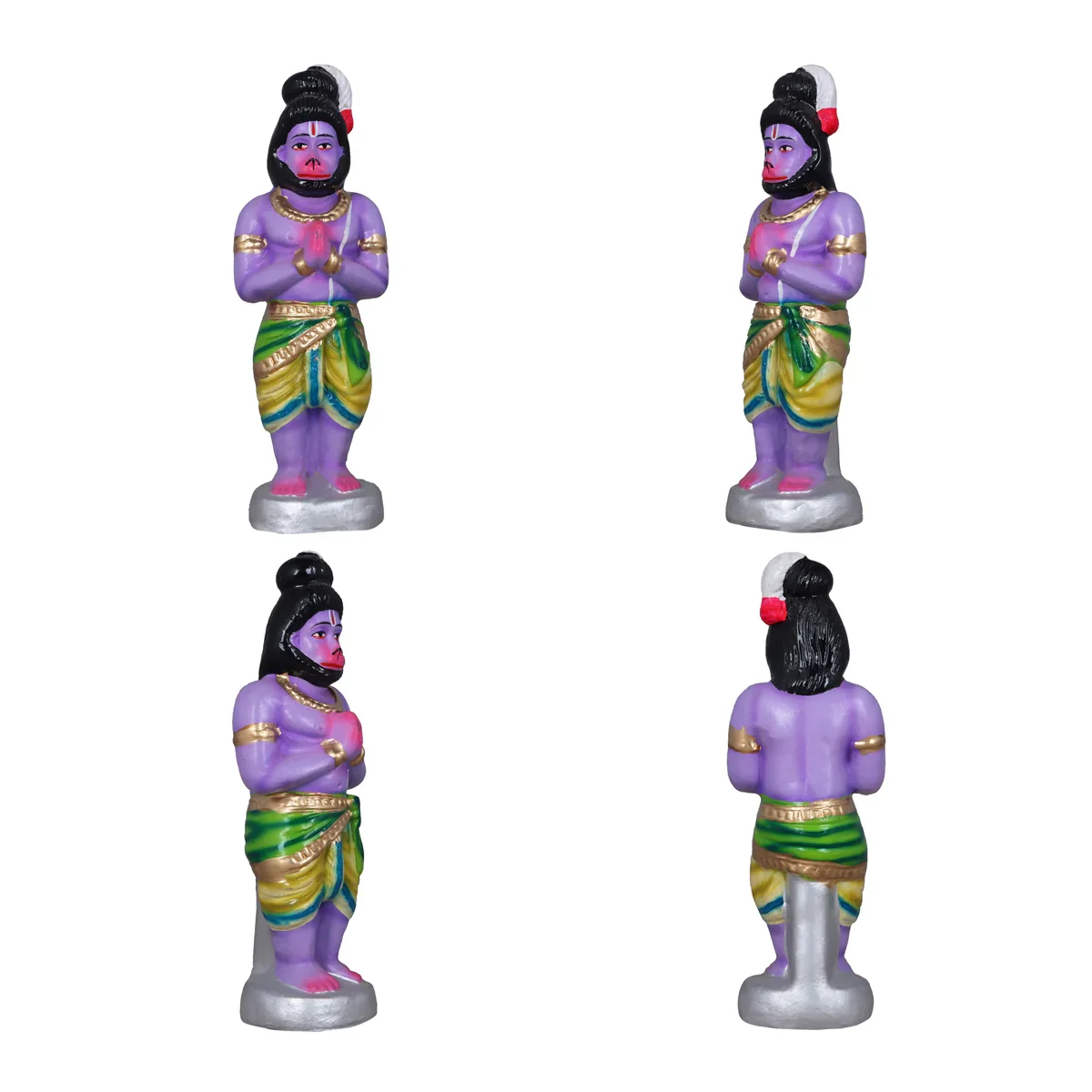 Vali Pattabhishekam Clay Golu Bommai Set - 12 Inches | Giri Golu Doll/ Navaratri Golu Bomma/Gombe/Bommai - Image 6