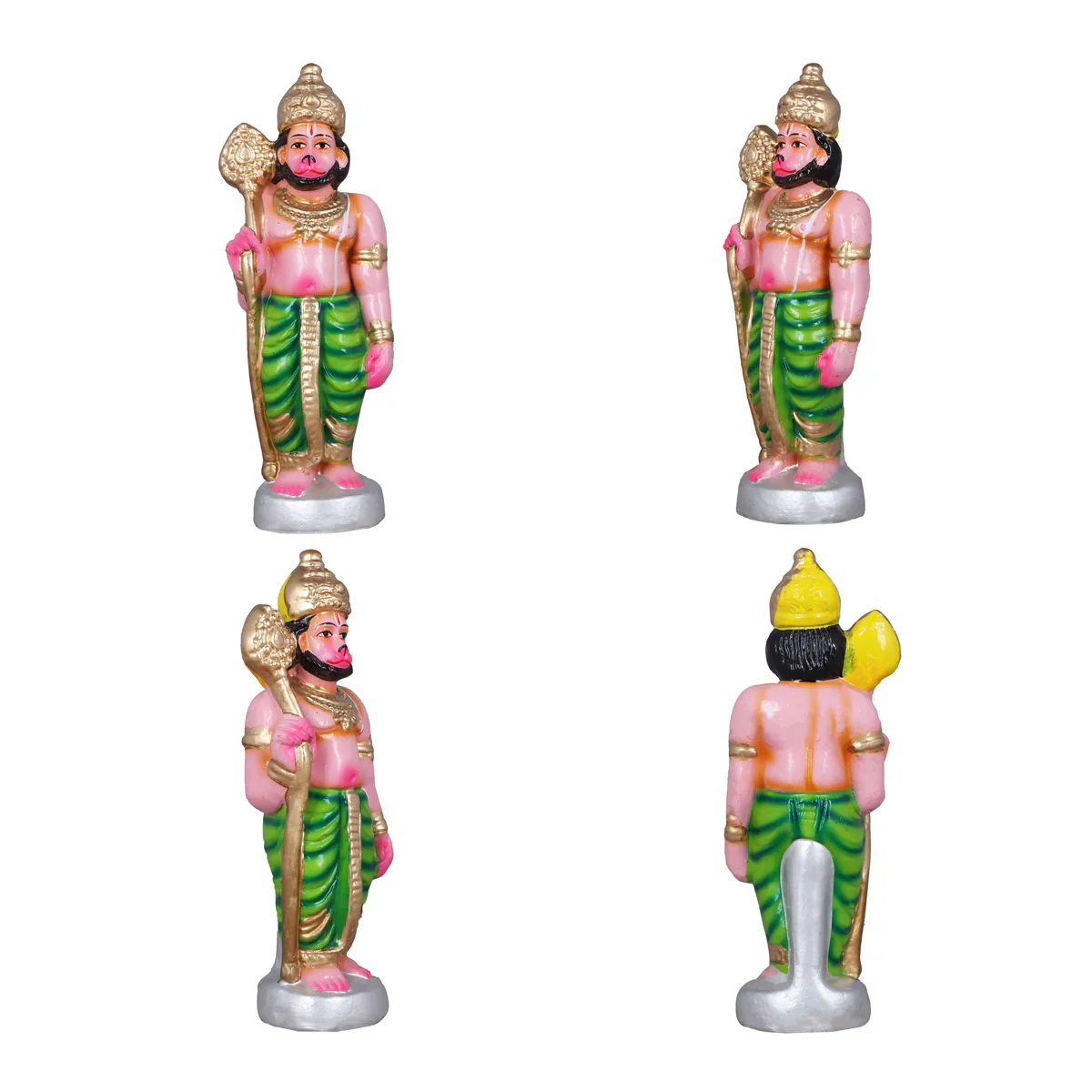 Vali Pattabhishekam Clay Golu Bommai Set - 12 Inches | Giri Golu Doll/ Navaratri Golu Bomma/Gombe/Bommai - Image 7