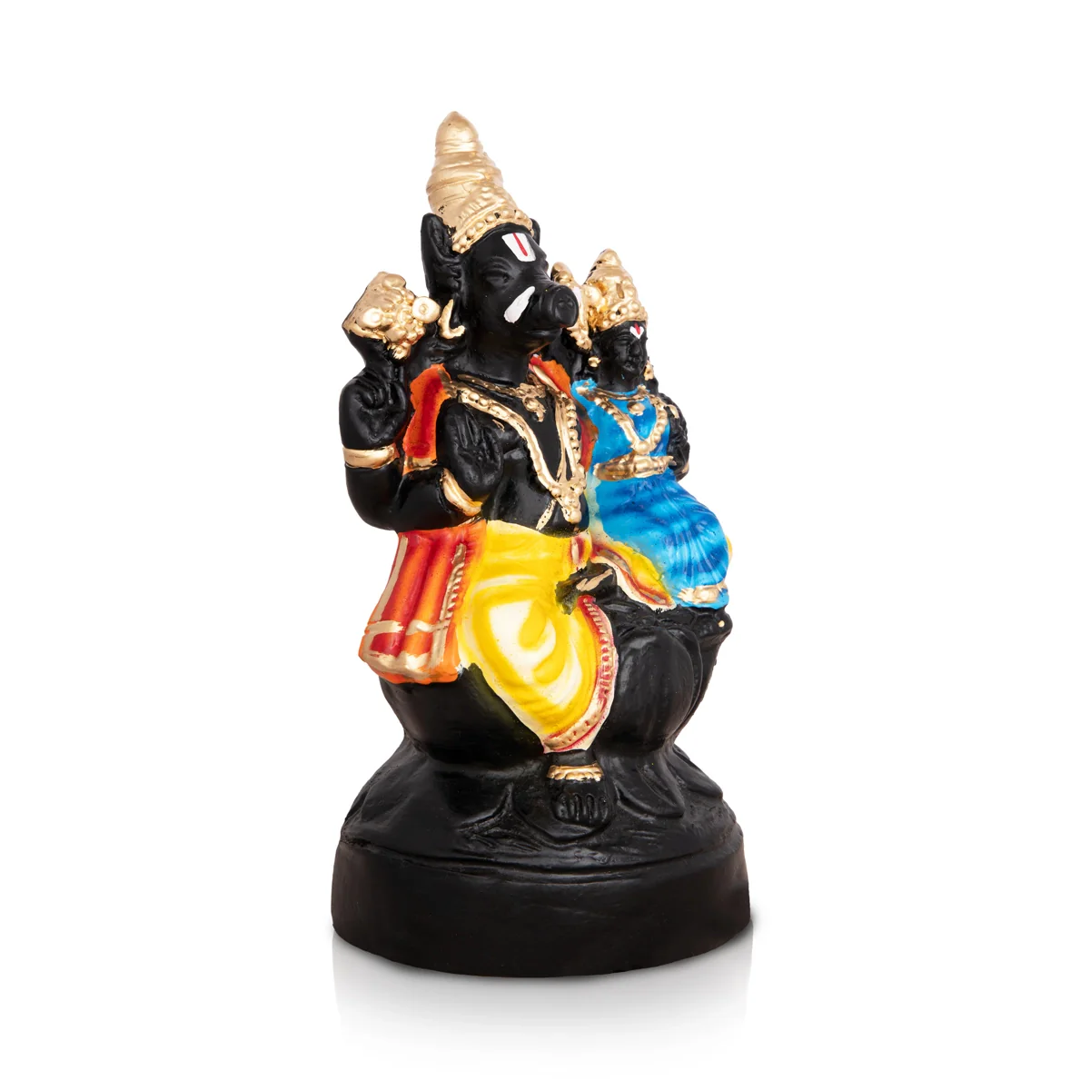 Varaha Lakshmi Paper Mache Golu Bommai - 10 X 5 Inches | Giri Golu Doll/ Navaratri Gombe/ Navratri Décor - Image 2