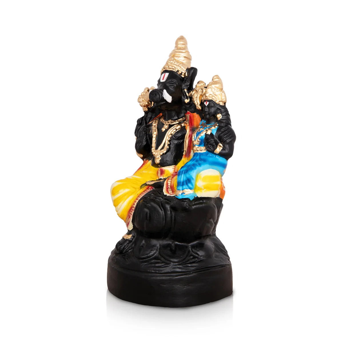 Varaha Lakshmi Paper Mache Golu Bommai - 10 X 5 Inches | Giri Golu Doll/ Navaratri Gombe/ Navratri Décor - Image 3
