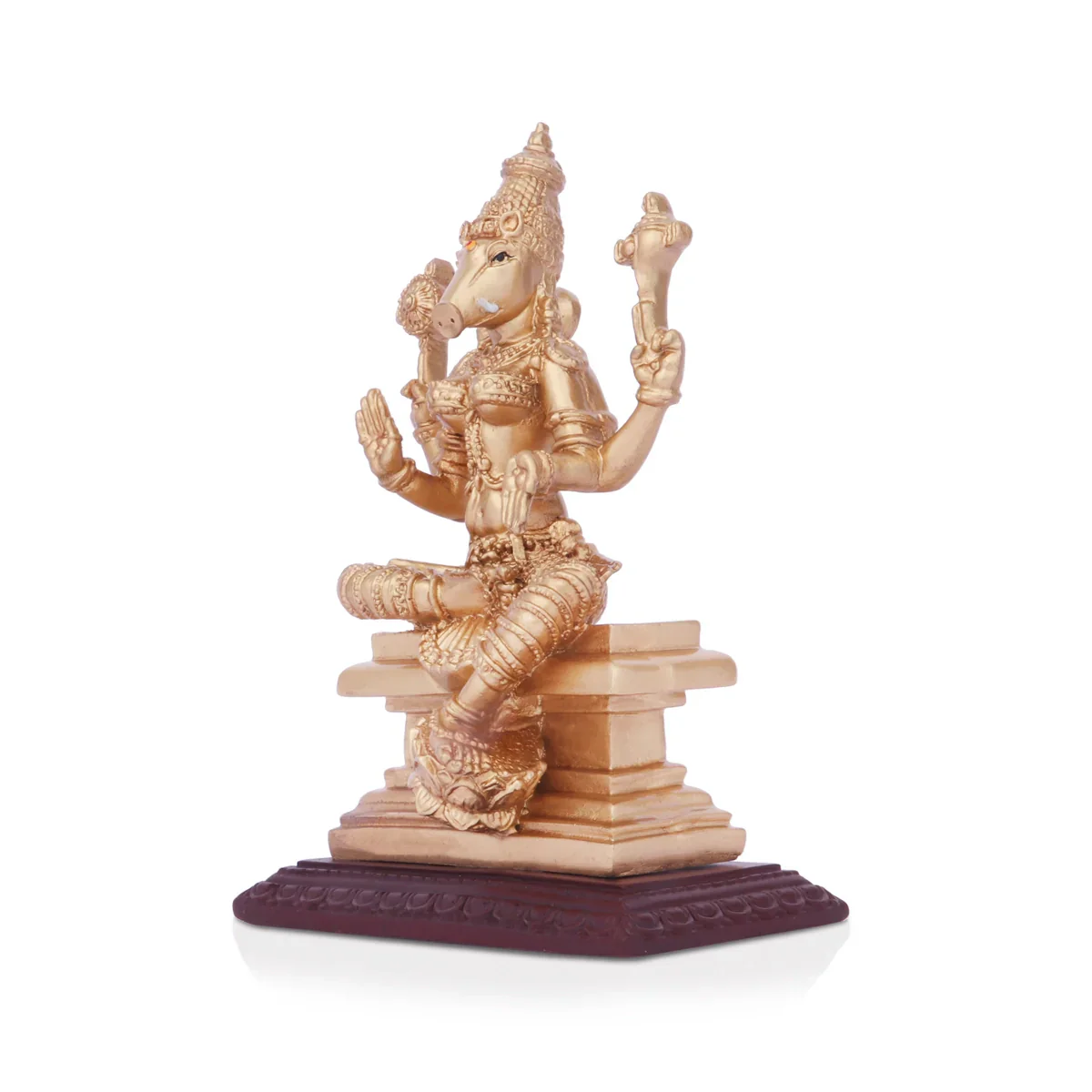 Varahi Amman Idol - 7.5 x 5 Inches | Resin Varahi Amman Statue for Pooja - Image 4