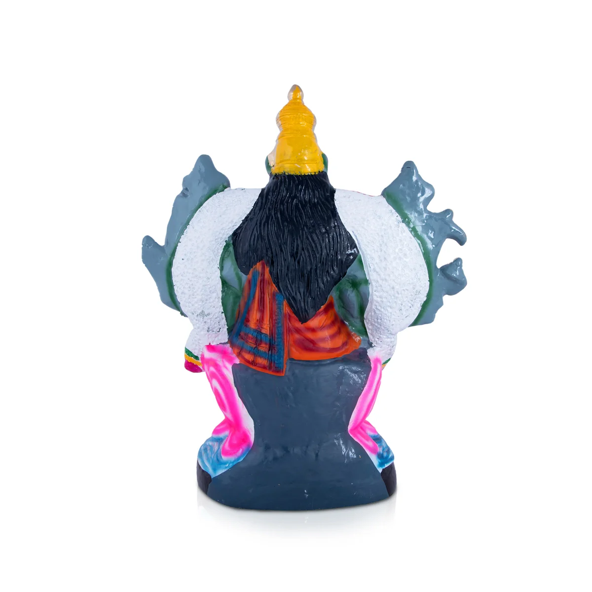 Varahi Amman with 8 Hands Paper Mache Golu Bommai - 20 x 16 Inches | Giri Golu Doll/ Navaratri Golu Bomma/Gombe/Bommai - Image 5