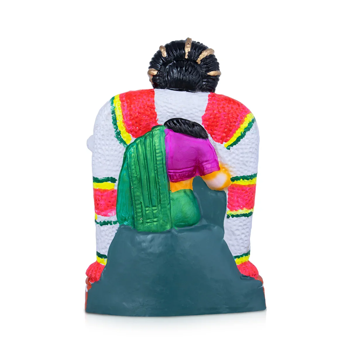 Varalakshmi Clay Golu Bommai - 12 x 8 Inches | Giri Golu Doll/ Navaratri Golu Bomma/Gombe/Bommai - Image 5