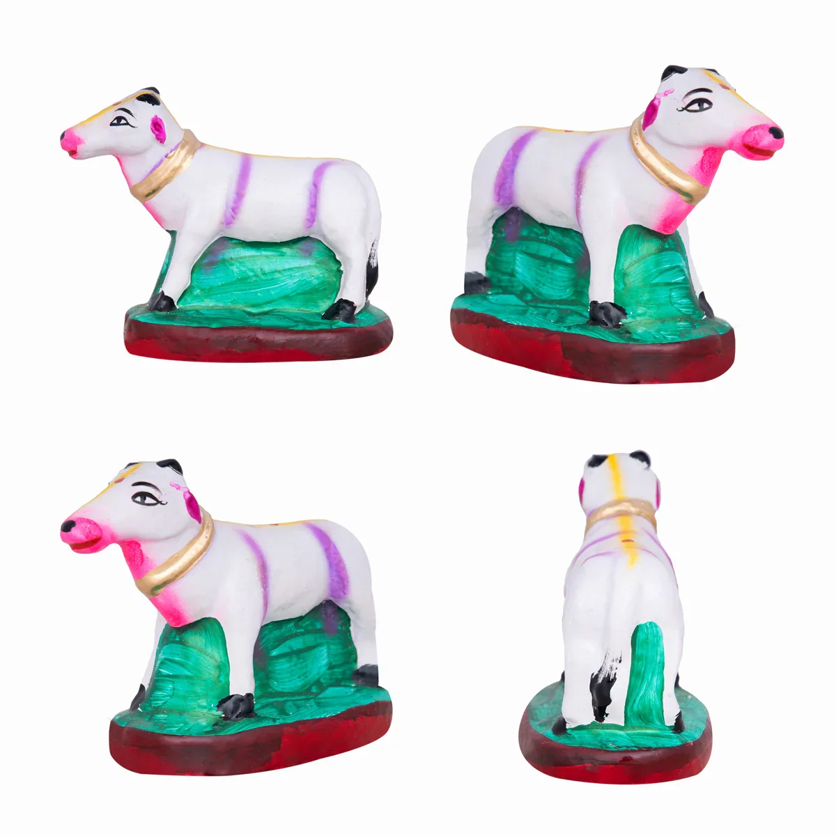 Veedu Grahapravesam Clay Golu Bommai Set - 9 x 8 Inches | Giri Golu Doll/ Navaratri Golu Bomma/Gombe/Bommai - Image 6