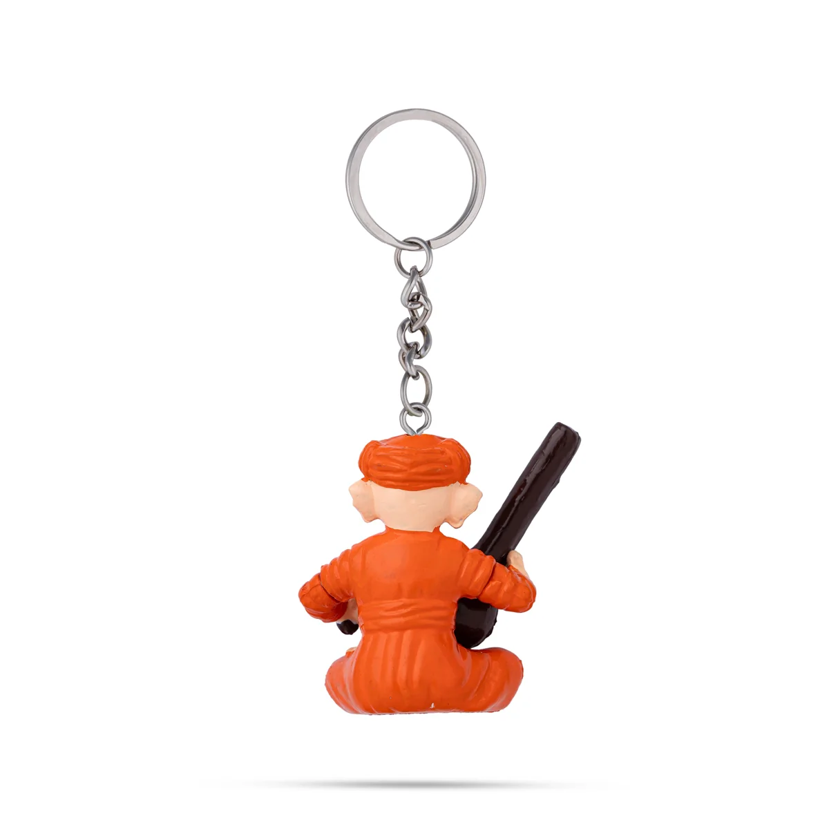 Ganesh Murti With Veena Design Key Chain - 2 x 1.5 Inches | Key Ring/ Key Holder For Bike, Car And Gifting - Image 5