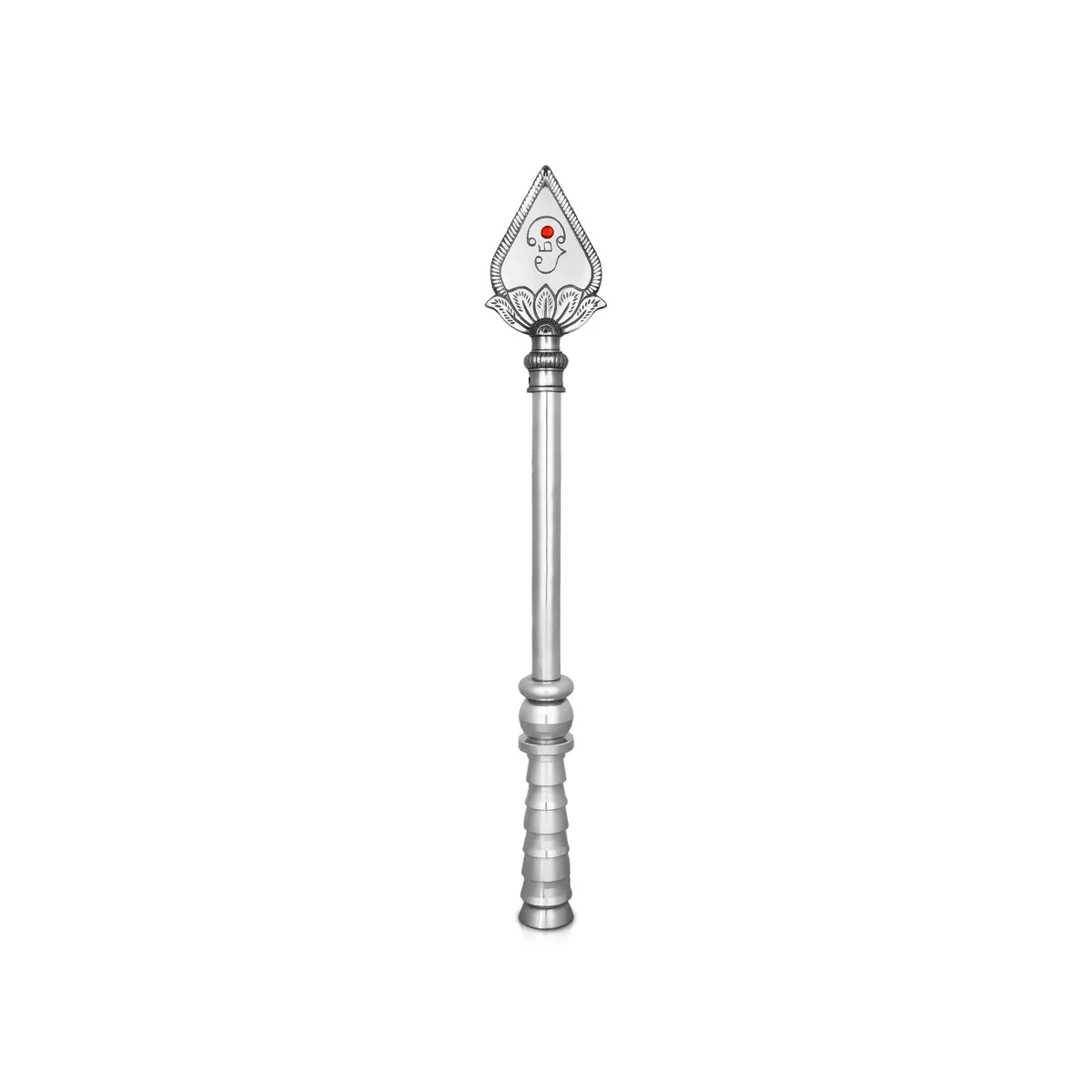 Vel Flag Post - 18 X 3 Inches | Car Flag Post Vel/ Aluminium Murugan Vel Flag Post For Car Decor - Image 2