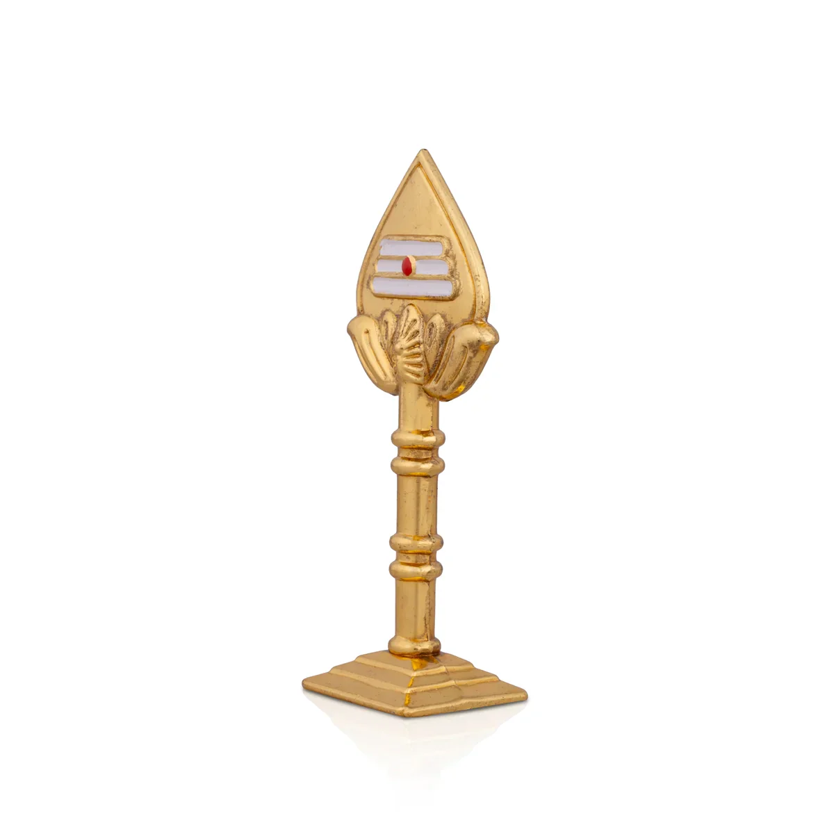 Vel Statue with Base - 3.5 x 1.75 Inches | Zinc Murugan Vel/ Murugan Astra for Pooja - Image 2