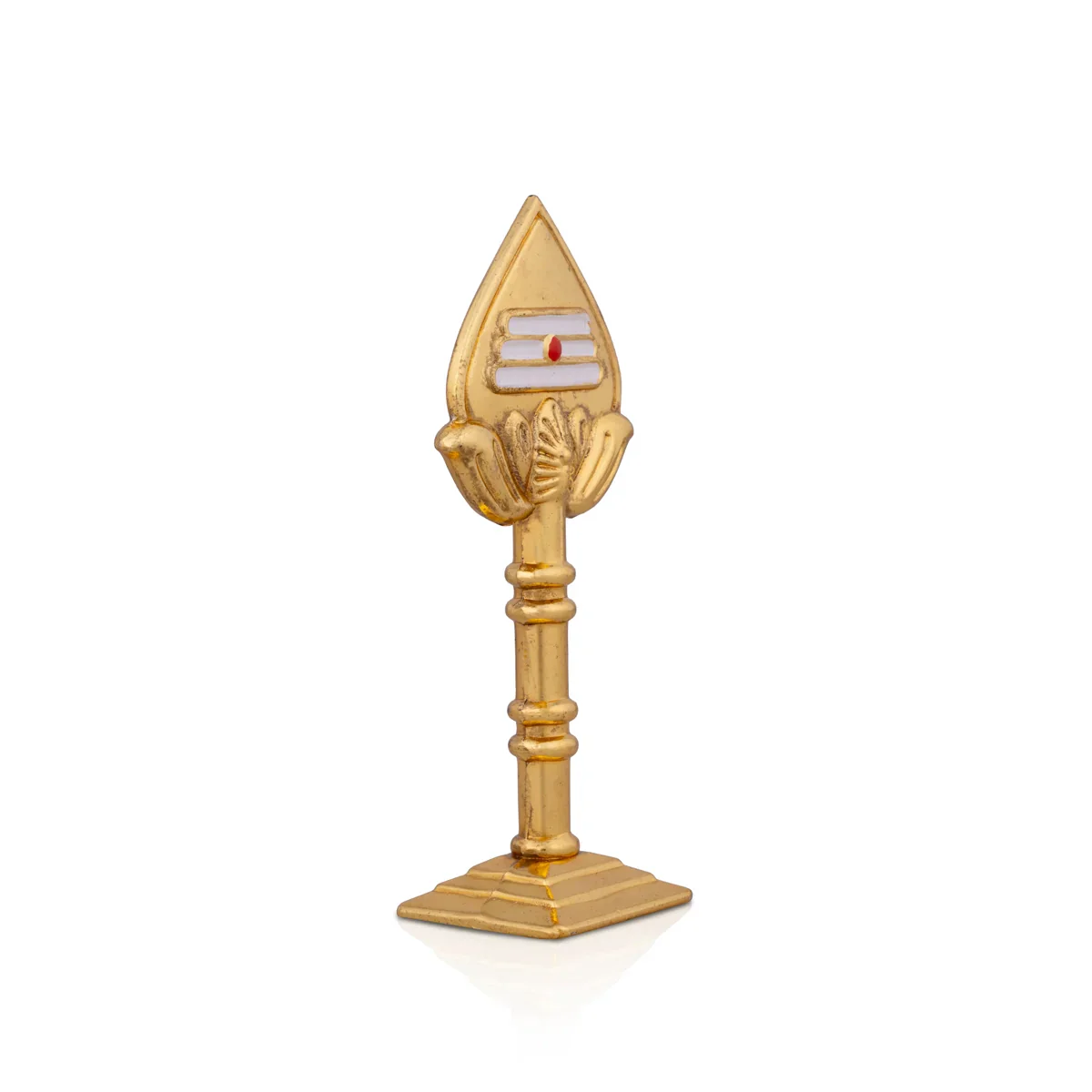 Vel Statue with Base - 3.5 x 1.75 Inches | Zinc Murugan Vel/ Murugan Astra for Pooja - Image 3
