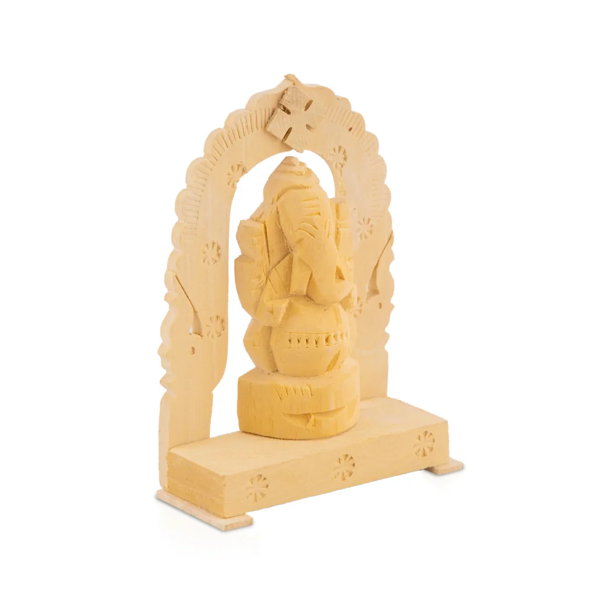 Vellerukku Vinayagar Statue with Arch - 4 x 3 Inches | Shwetark Ganapati/ Ganesh Statue for Pooja - Image 3