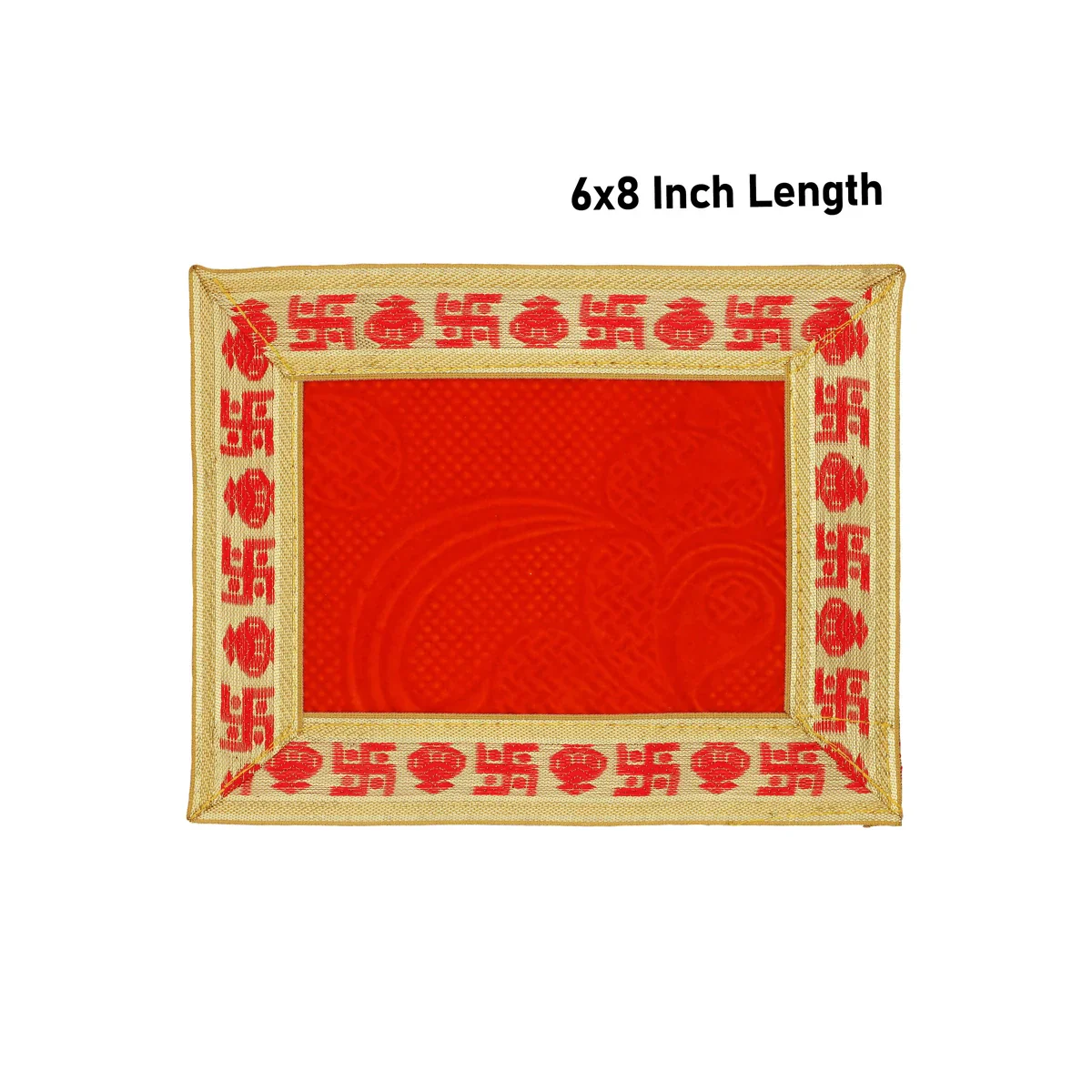 Velvet Mat - 6 x 8 Inches | Velvet Aasan for Deity - Image 3