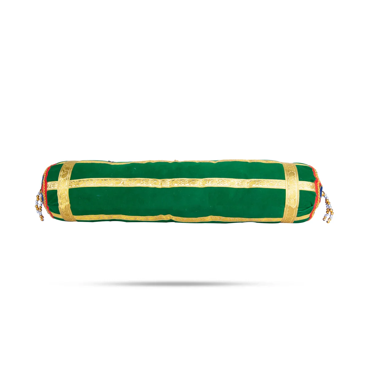 Velvet Thindu - 24 Inches | Namam Shank Chakram Design Cylinder Dindu for Deity - Image 4