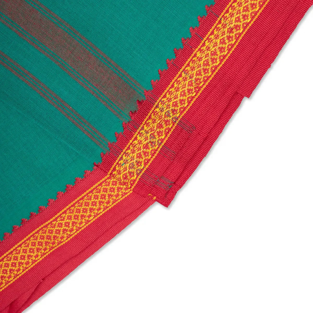 Veshti - 2 Mtrs | Mayilkan Border Vesti/ Green Colour Dhoti for Men - Image 5
