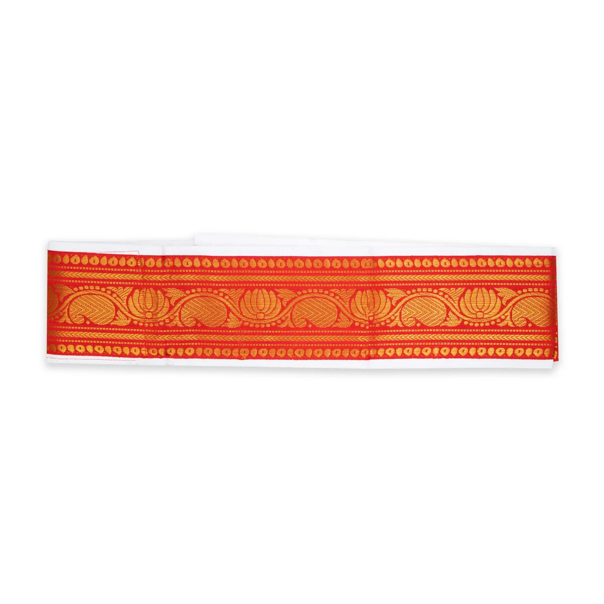 Veshti Belt - 1 Mtr | Jari Design Dhoti Belt/ Waist Belt For Securing Traditional Dhoti/ Assorted Colour - Image 11