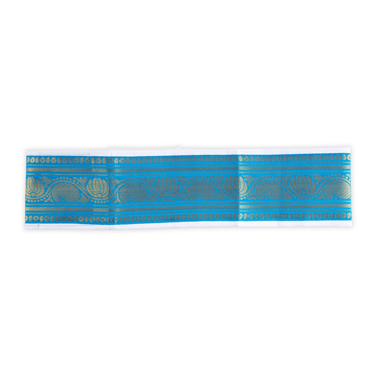 Veshti Belt - 1 Mtr | Jari Design Dhoti Belt/ Waist Belt For Securing Traditional Dhoti/ Assorted Colour - Image 12