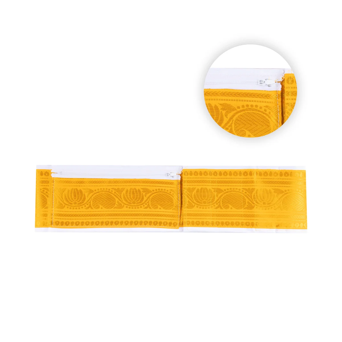 Veshti Belt - 1 Mtr | Jari Design Dhoti Belt/ Waist Belt For Securing Traditional Dhoti/ Assorted Colour - Image 17