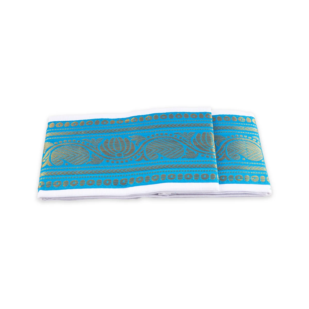 Veshti Belt - 1 Mtr | Jari Design Dhoti Belt/ Waist Belt For Securing Traditional Dhoti/ Assorted Colour - Image 7