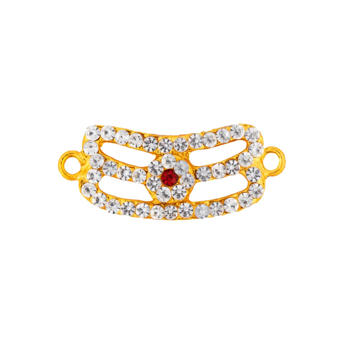 Vibuthi Pattai - 0.5 x 1.5 Inches | Stone Thiruneeru Pattai/ Tripundra Tilak/ Jewellery for Deity