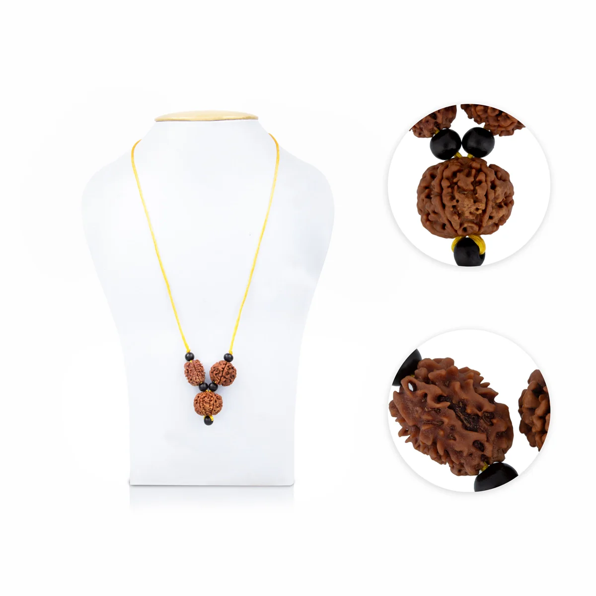 Vidhya Bandh Kavach | Rudraksha Bead/ Rudraksha Mala Beads for Men & Women - Image 3