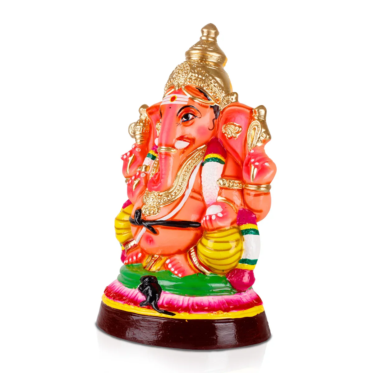 Vinayaga Paper Mache Golu Bommai - 15 Inches | Giri Golu Doll/ Navaratri Golu Bomma/Gombe/Bommai - Image 3
