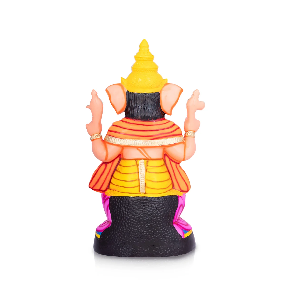 Vinayagar Idol Paper Mache Golu Bommai - 20 X 11 Inches | Navaratri Golu Gombe/ Giri Golu Doll/ Navratri Decor - Image 4