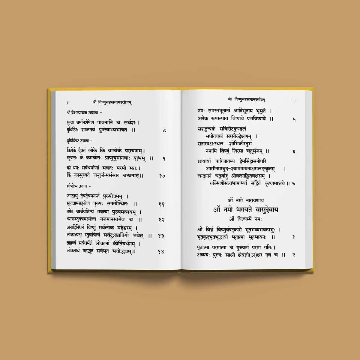 Sri Vishnu Sahasranama Stotram, Namavali - Sanskrit | Hindu Religious Book/ Hindu Shlokas Book - Image 4
