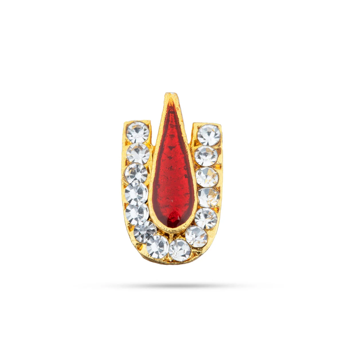Vishnu Tilak - 0.75 x 0.5 Inch | U Shape Perumal Namam/ Stone Namam for Deity Decor