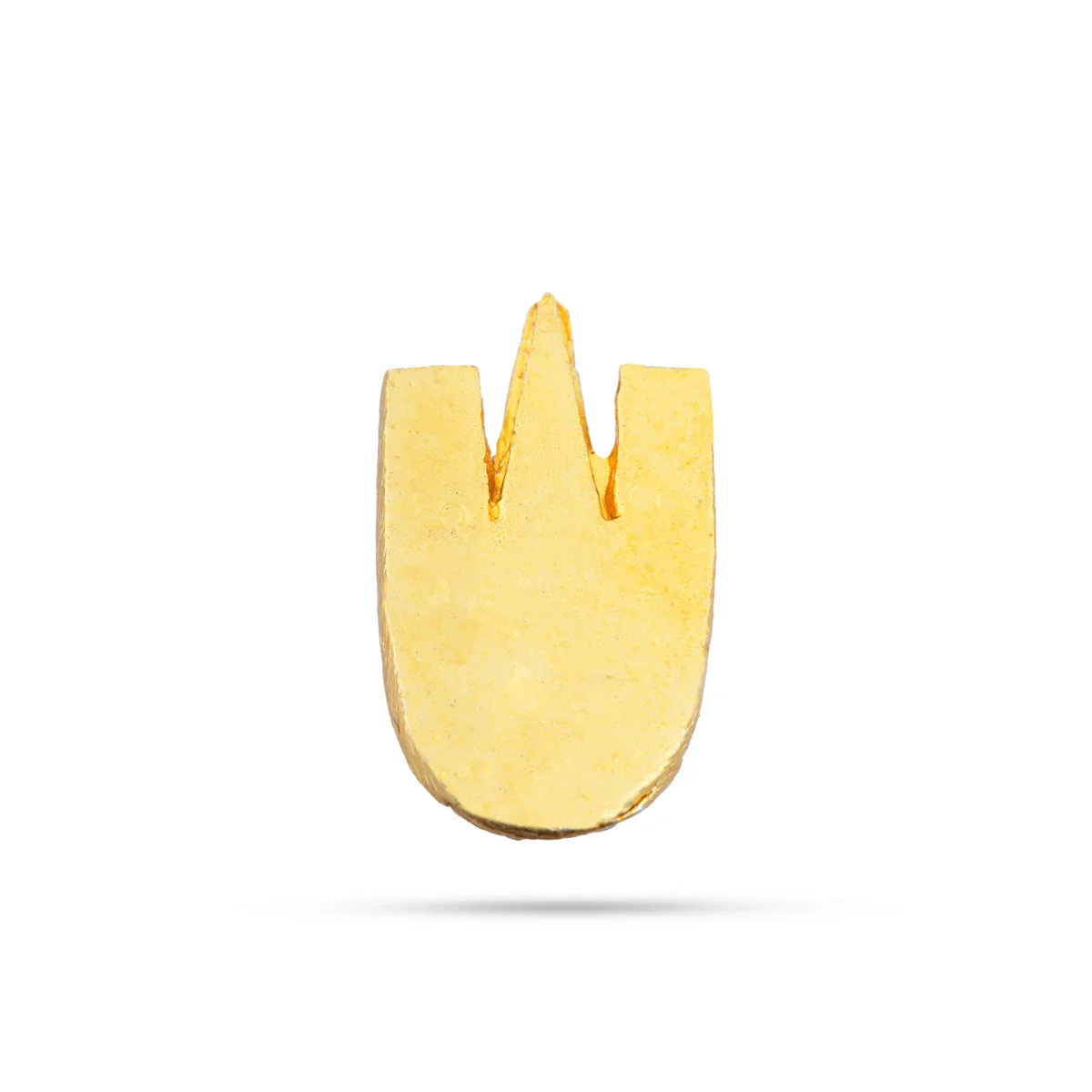 Vishnu Tilak - 0.75 x 0.5 Inch | U Shape Perumal Namam/ Stone Namam for Deity Decor - Image 2