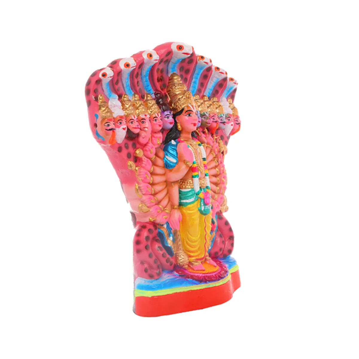 Vishvaroopam Clay Golu Bommai Pair - 12 Inches | Giri Golu Doll/ Navaratri Golu Bomma/Gombe/Bommai - Image 4