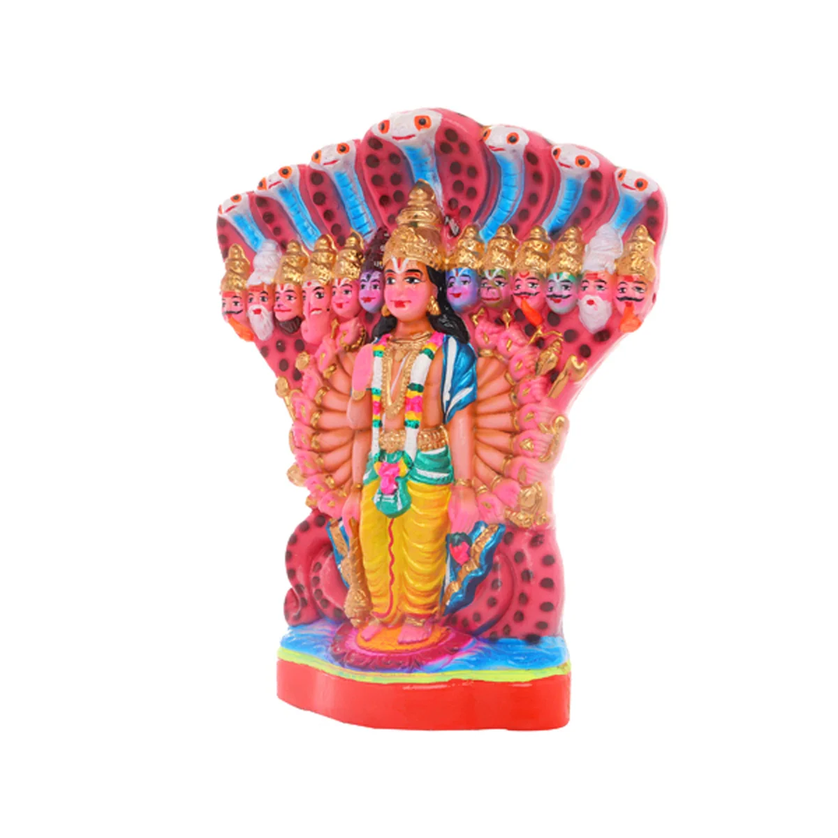 Vishvaroopam Clay Golu Bommai Pair - 12 Inches | Giri Golu Doll/ Navaratri Golu Bomma/Gombe/Bommai - Image 5