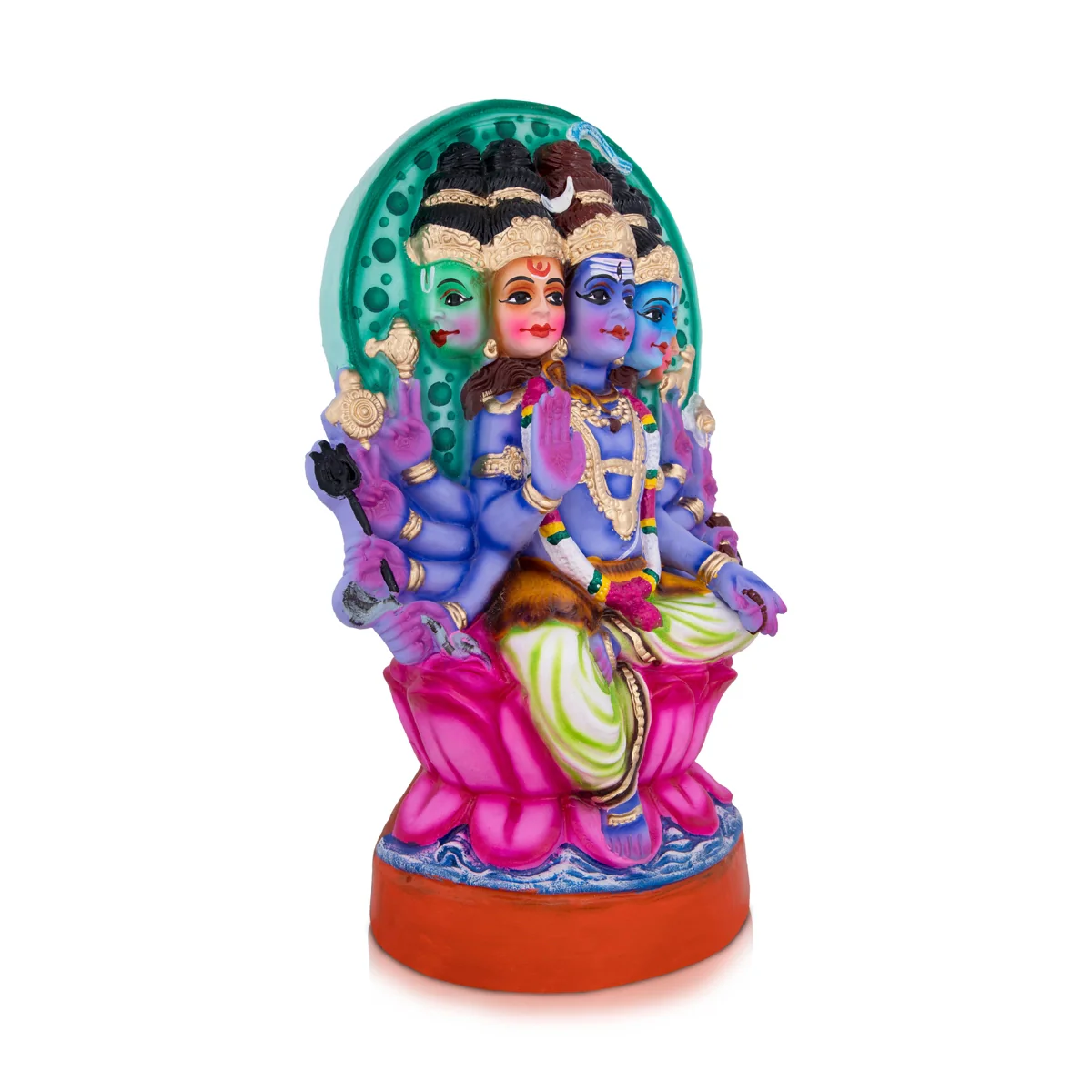 Vishwakarma Paper Mache Golu Bommai - 15 x 11 Inches | Giri Golu Doll/ Navaratri Golu Bomma/Gombe/Bommai - Image 4