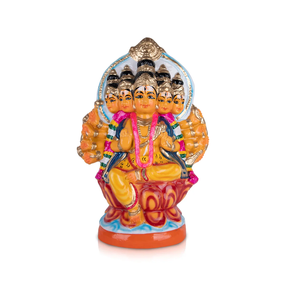 Vishwakarma Paper Mache Golu Bommai - 18 x 11 Inches | Giri Golu Doll/Navaratri Golu Bomma/ Bommai/ Gombe - Image 2