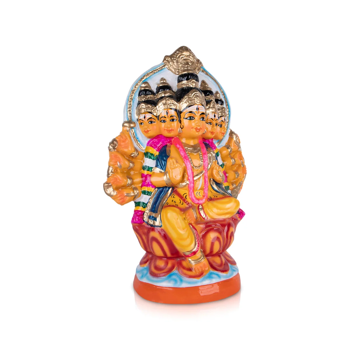 Vishwakarma Paper Mache Golu Bommai - 18 x 11 Inches | Giri Golu Doll/Navaratri Golu Bomma/ Bommai/ Gombe - Image 3