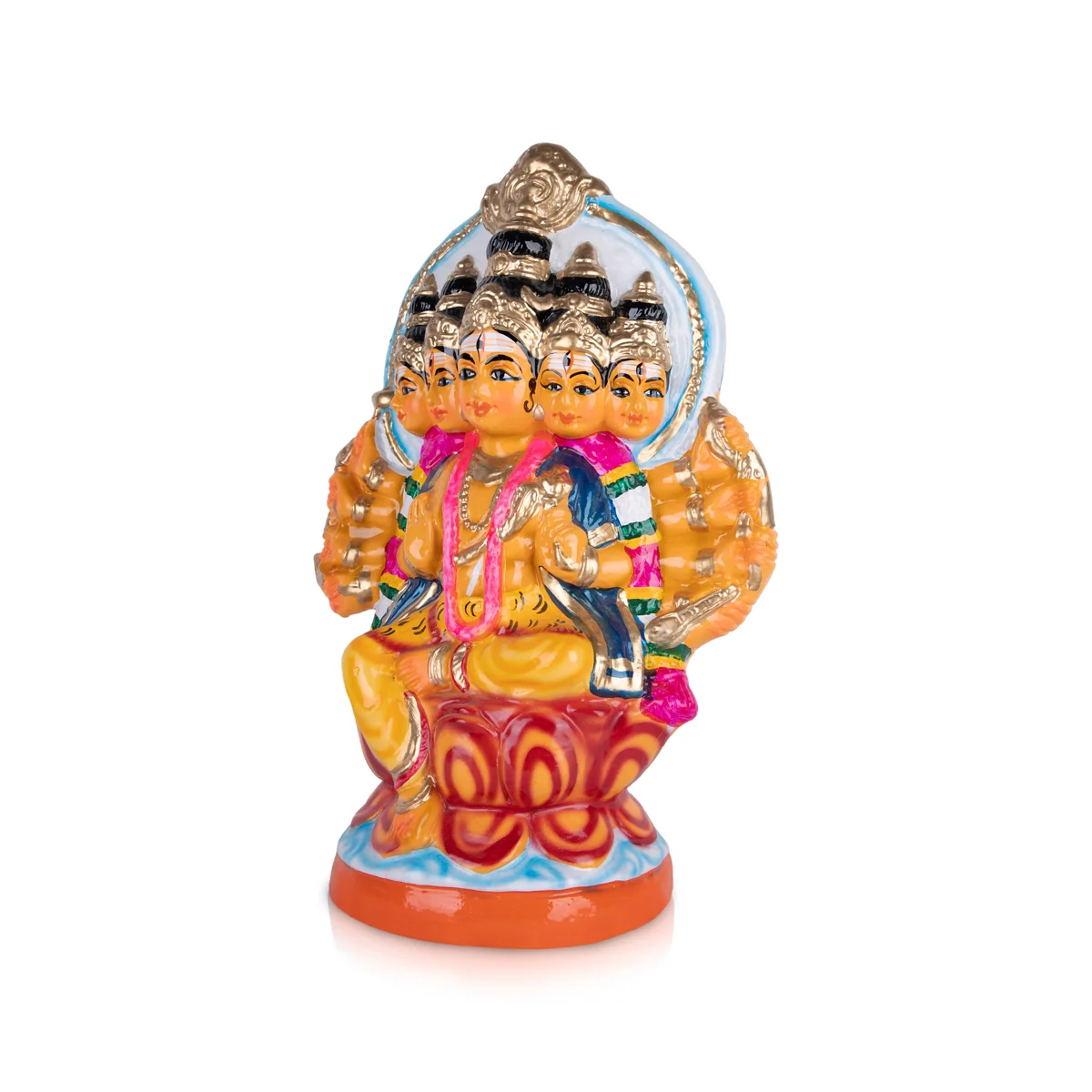 Vishwakarma Paper Mache Golu Bommai - 18 x 11 Inches | Giri Golu Doll/Navaratri Golu Bomma/ Bommai/ Gombe - Image 4