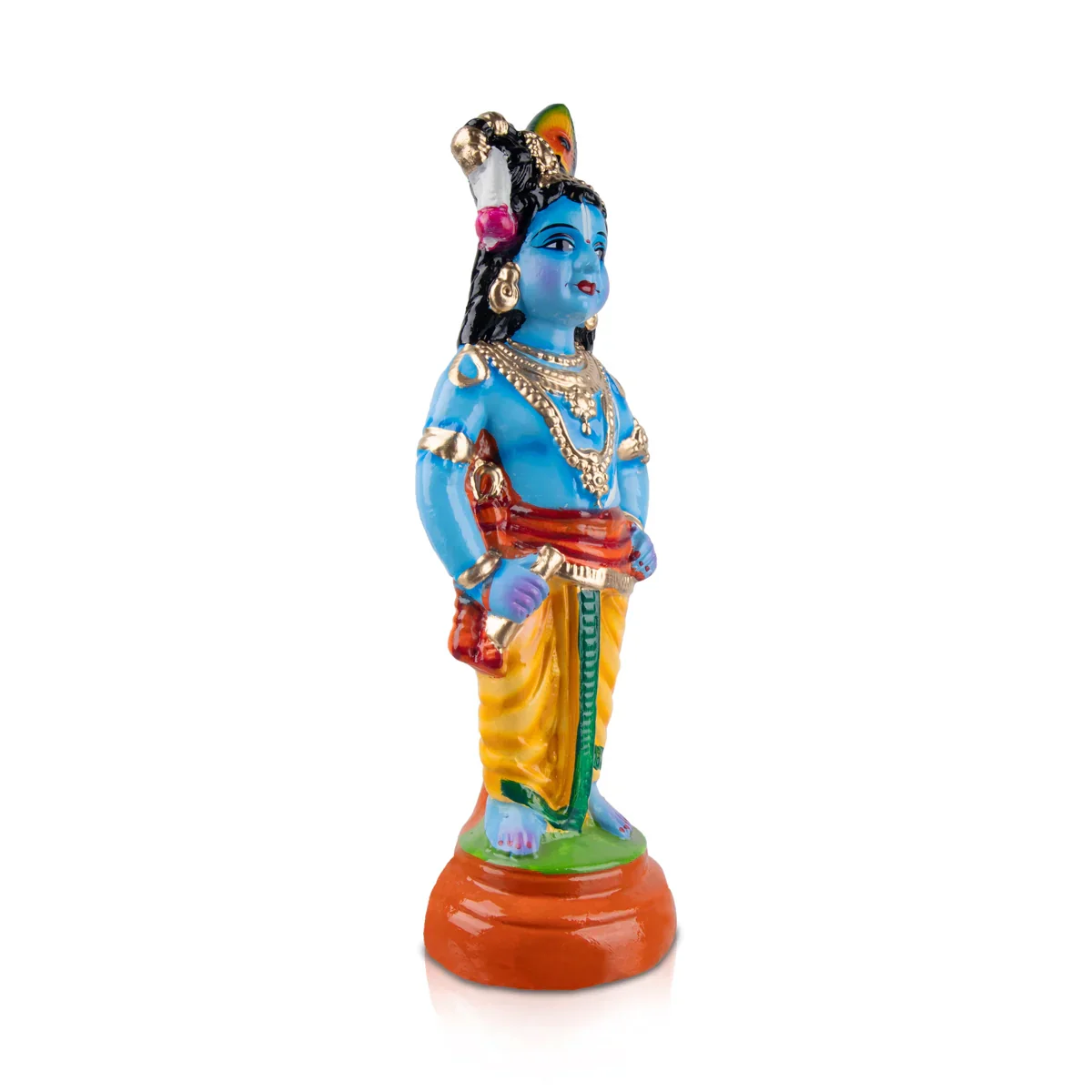 Vithoba Krishna - 16 Inches | Giri Golu Doll/ Paper Mache/ Vithoba Murti/ Navarathri Doll - Image 3