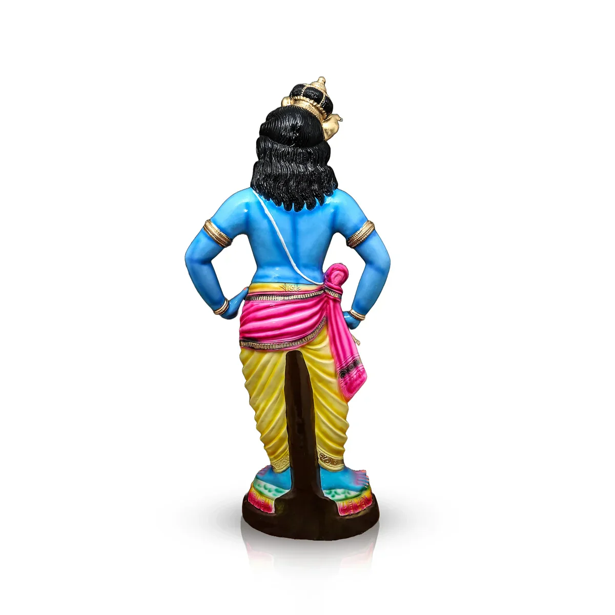 Vithoba Krishna Paper Mache Golu Bommai - 48 x 22 Inches | Giri Golu Doll/ Navaratri Golu Bomma/Gombe/Bommai - Image 5