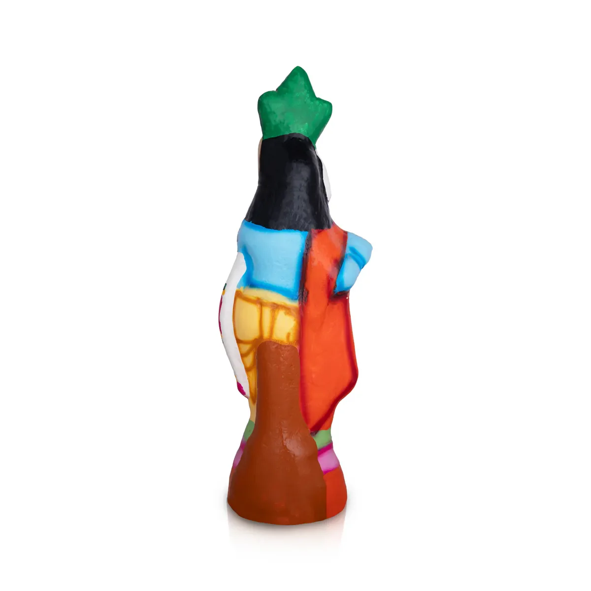 Vithoba Krishna Statue Paper Mache Golu Bommai - 16 x 5.5 Inches | Giri Golu Doll/ Navaratri Golu Bomma/ Gombe - Image 4