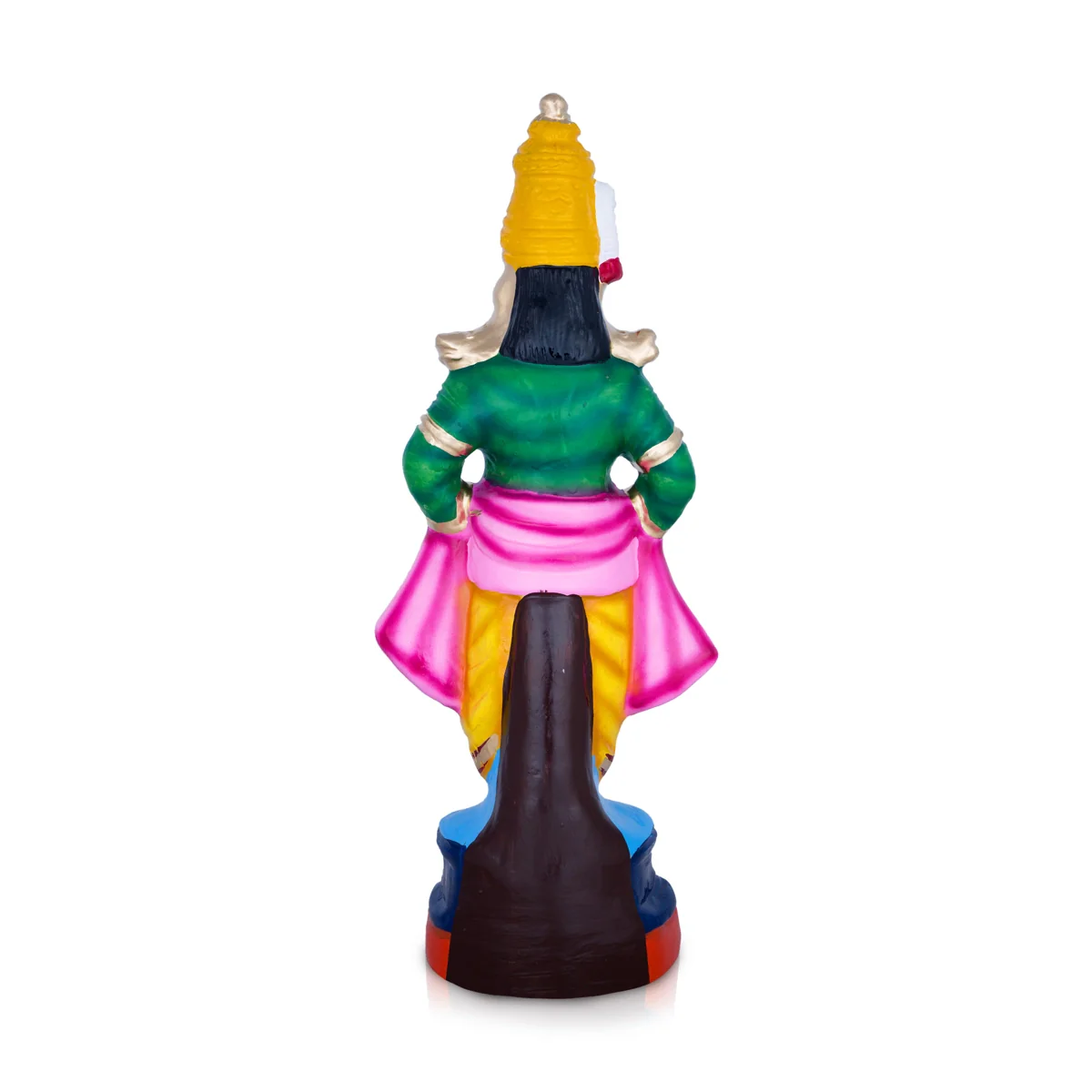 Vitthal Rukmini Paper Mache Golu Bommai Pair - 12 x 4 Inches | Giri Golu Doll/ Navaratri Golu Bomma/Gombe - Image 7