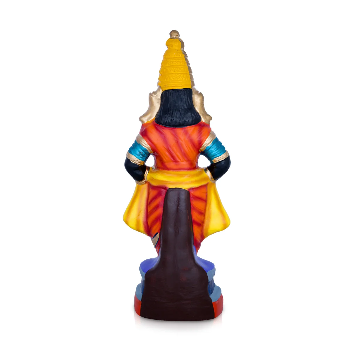 Vitthal Rukmini Paper Mache Golu Bommai Pair - 12 x 4 Inches | Giri Golu Doll/ Navaratri Golu Bomma/Gombe - Image 8